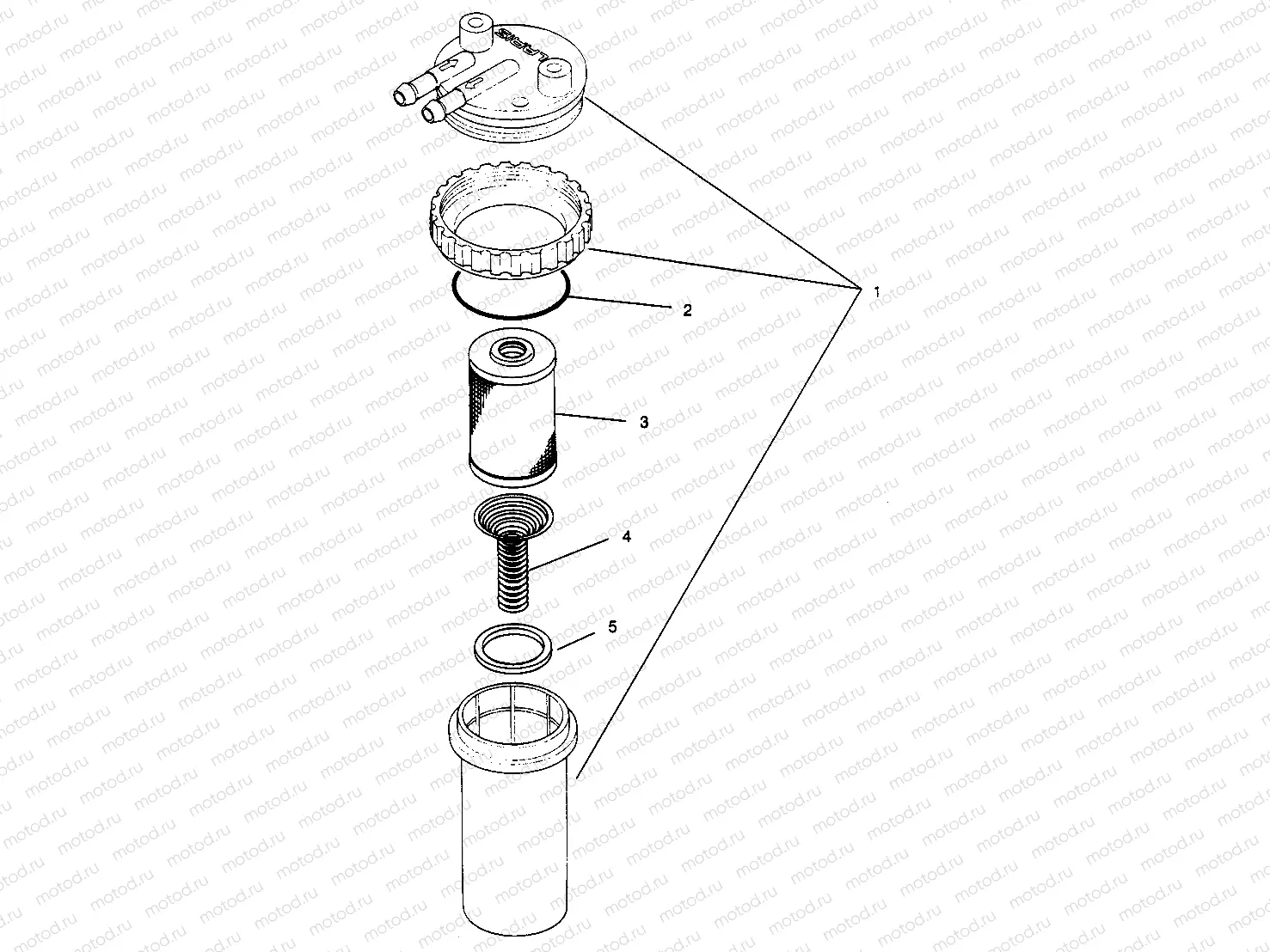 FUEL/WATER SEPARATOR SLT 780 B964588 and  Intl. SLT 780 I964588 (4935683568C009) | FUEL/WATER SEPARATOR SLT 780 B964588 and  Intl. SLT 780 I964588 (4935683568C009)
