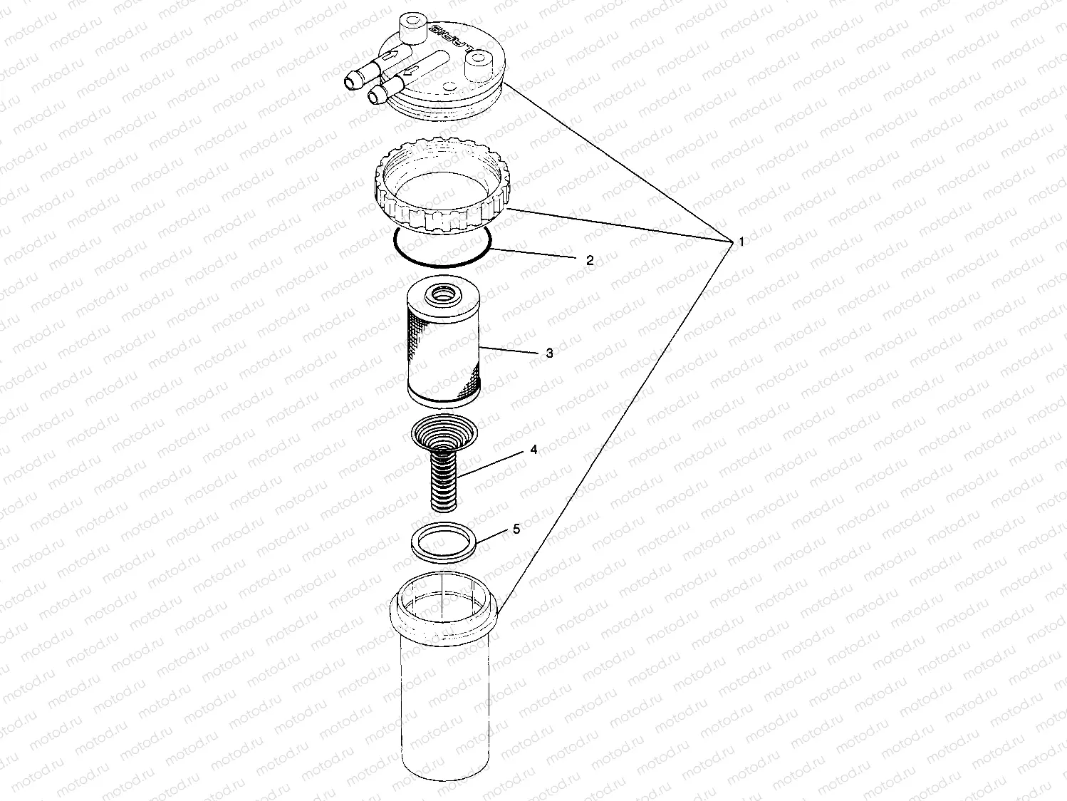 FUEL/WATER SEPARATOR SLT 780 B974588 (4941174117C008) | FUEL/WATER SEPARATOR SLT 780 B974588 (4941174117C008)