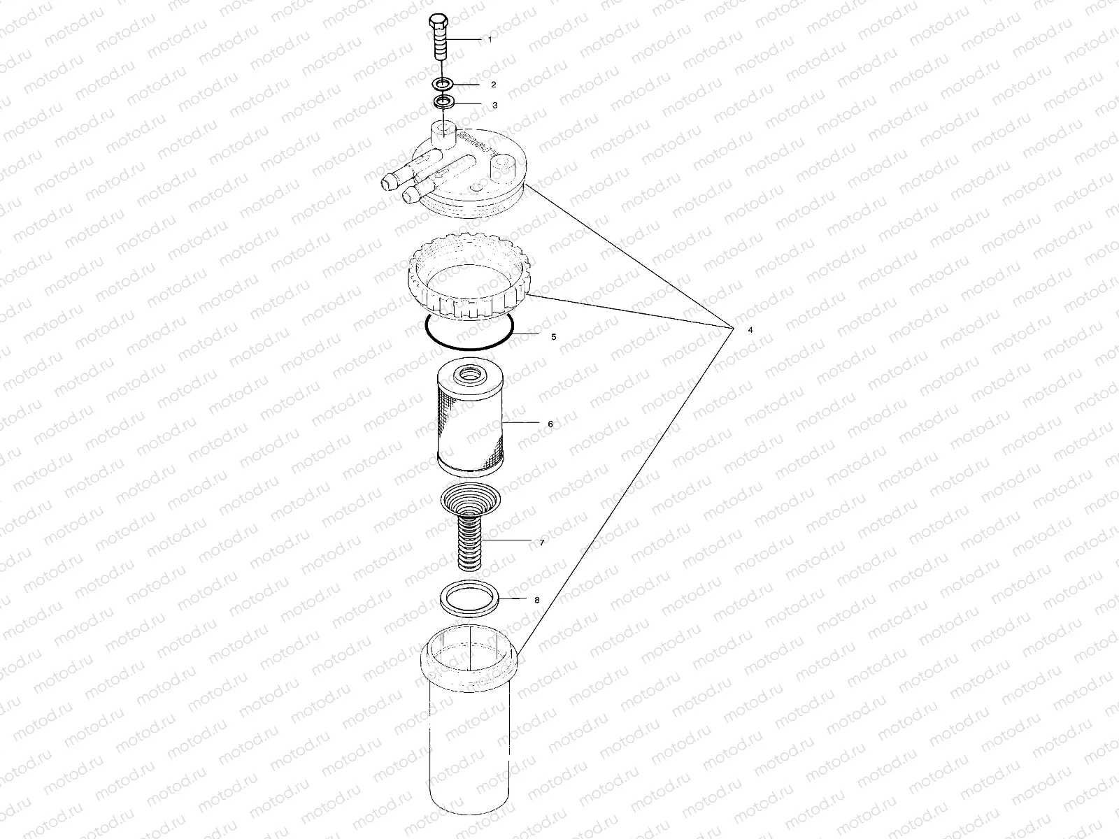 FUEL/WATER SEPARATOR - W004673I (4955755575C008) | FUEL/WATER SEPARATOR - W004673I (4955755575C008)