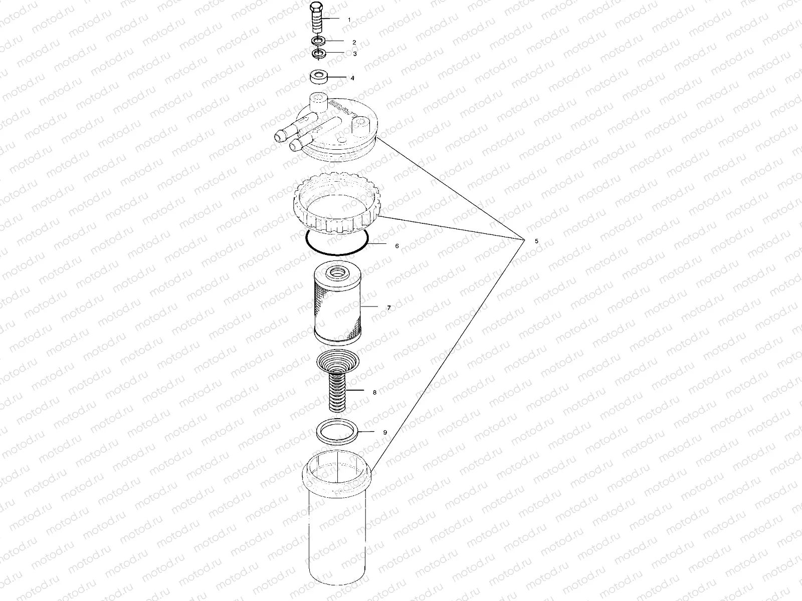 FUEL/WATER SEPARATOR - W005197I (4955815581C010) | FUEL/WATER SEPARATOR - W005197I (4955815581C010)