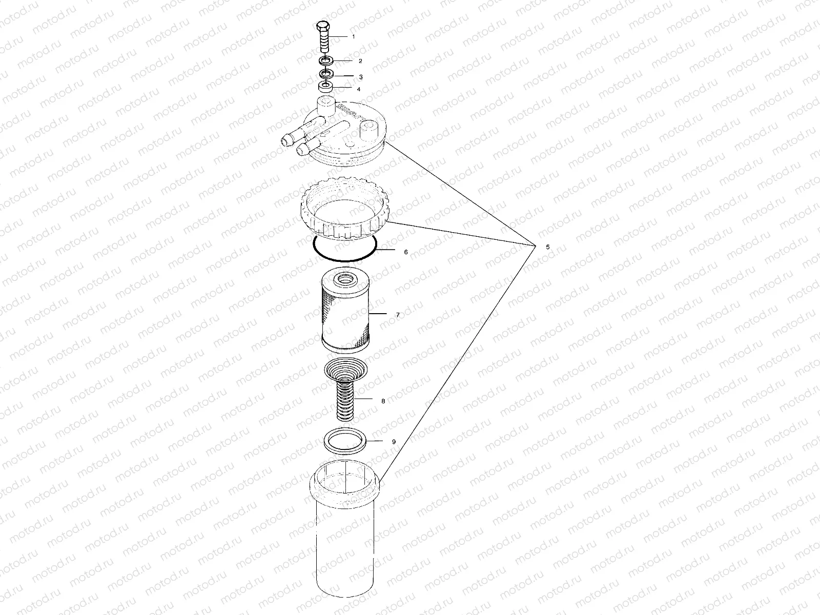 FUEL/WATER SEPARATOR - W005199I (4955825582C013) | FUEL/WATER SEPARATOR - W005199I (4955825582C013)