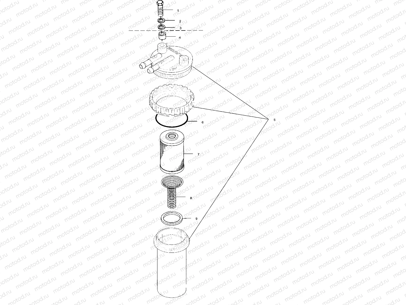 FUEL/WATER SEPARATOR - W015099D (4964866486C009) | FUEL/WATER SEPARATOR - W015099D (4964866486C009)