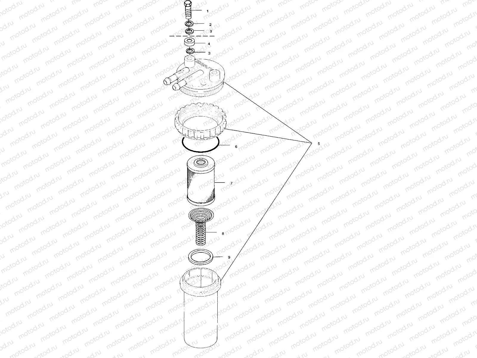 FUEL/WATER SEPARATOR - W015197D (4964826482C001) | FUEL/WATER SEPARATOR - W015197D (4964826482C001)