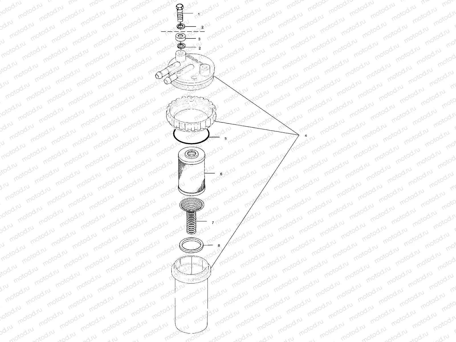 FUEL/WATER SEPARATOR - W035197DA/W035197IA (4980998099B12) | FUEL/WATER SEPARATOR - W035197DA/W035197IA (4980998099B12)