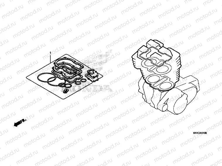 GASKET KIT A