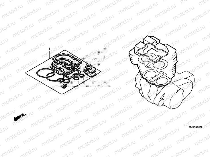GASKET KIT A