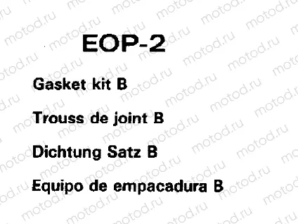 Gasket kit B