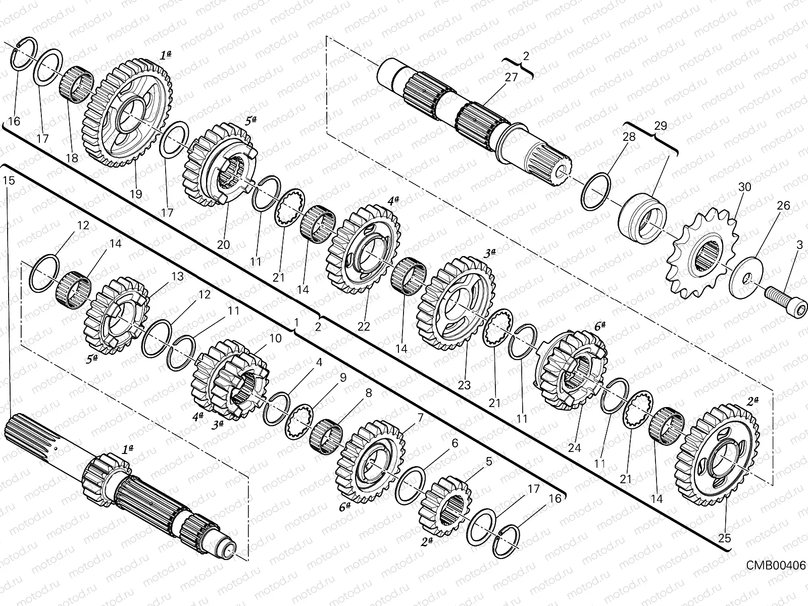 GEAR BOX [MOD:899 ABS,899 AWS]