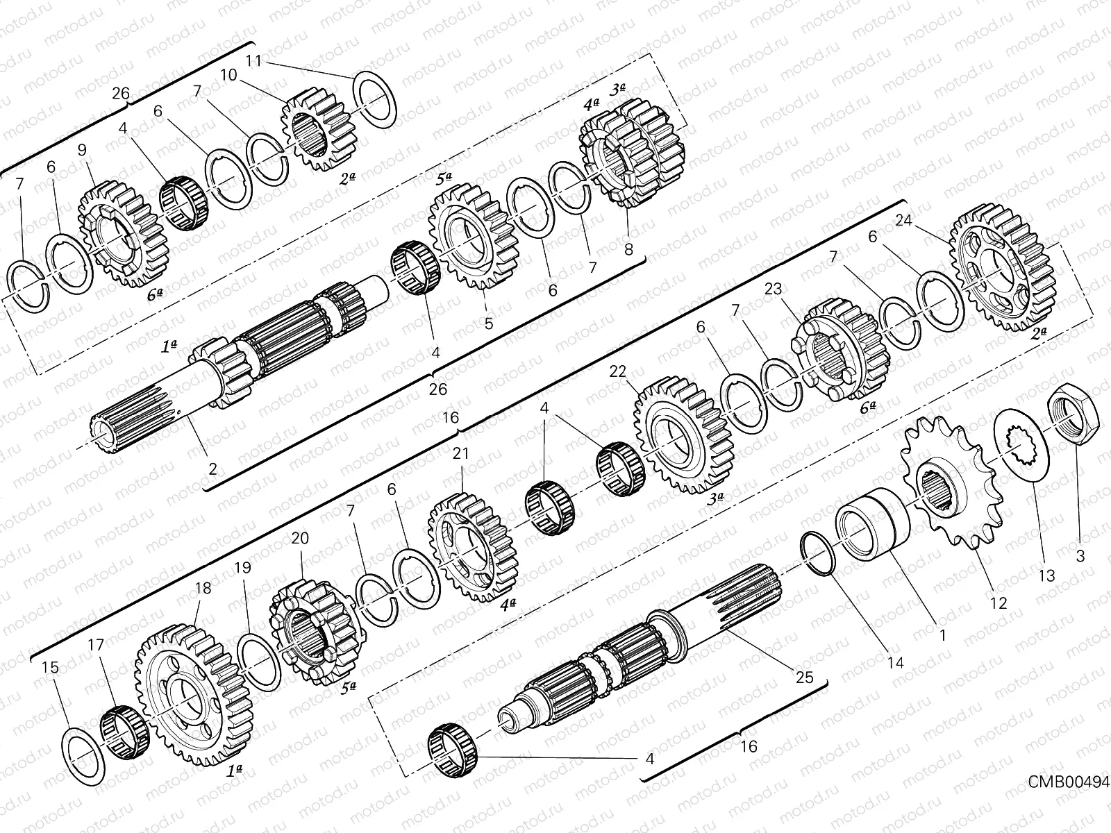 GEAR BOX [MOD:M821STEA]