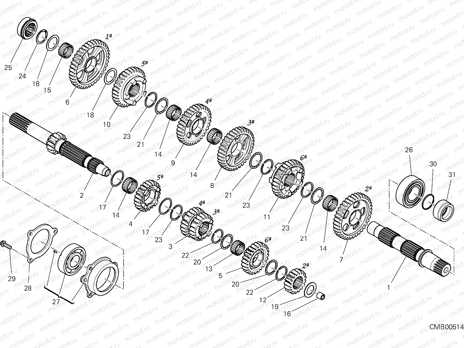 GEAR BOX [MOD:PANV4 SP,PANV4SPM]