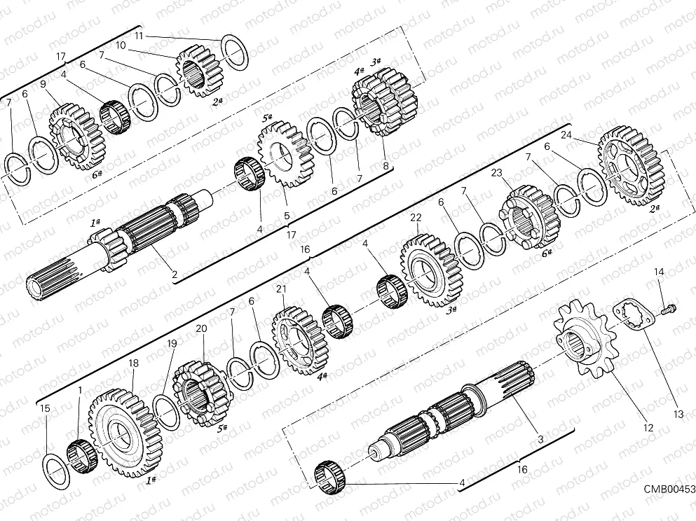 GEAR BOX [MOD:SCR800CR]