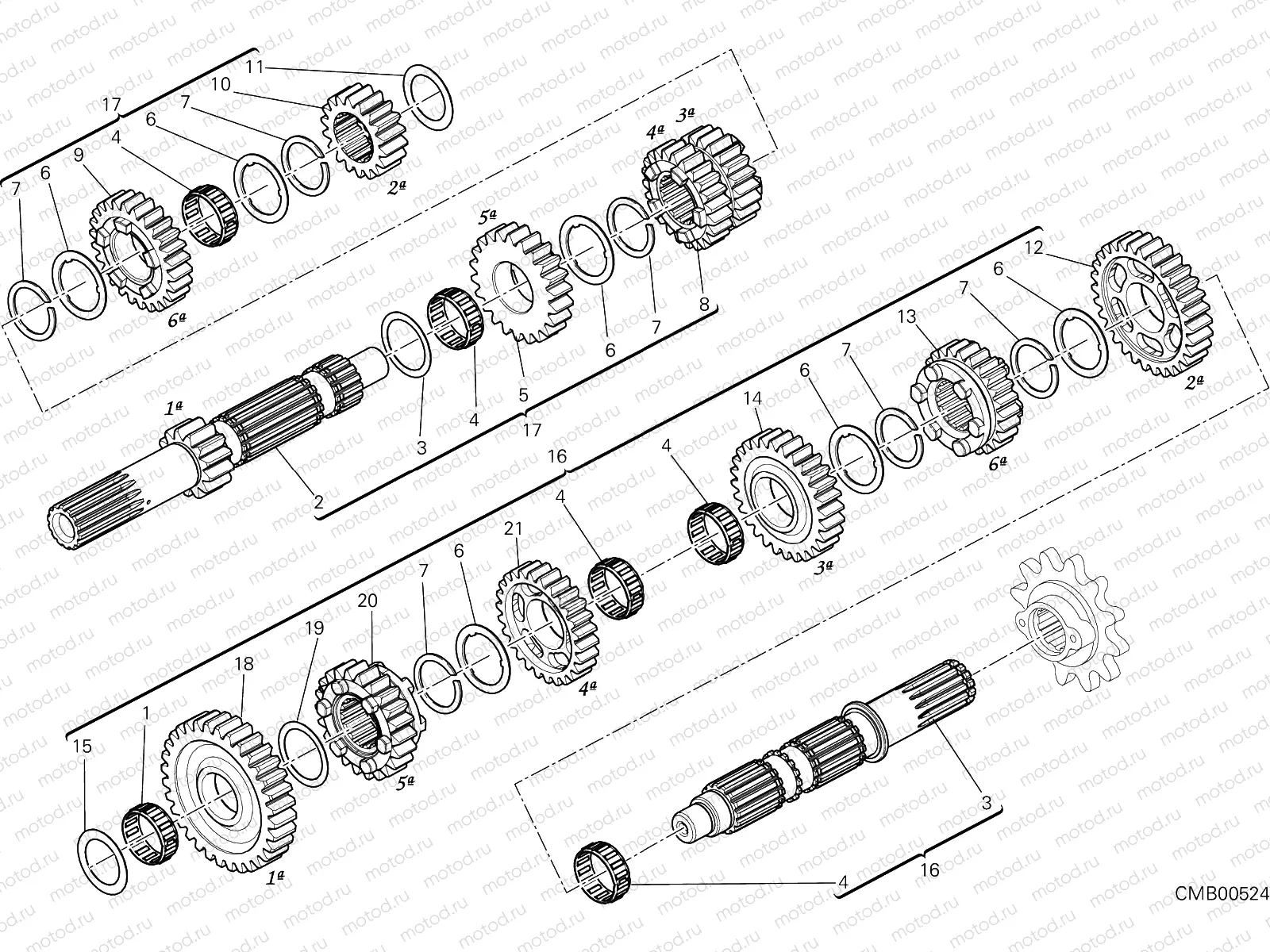 GEAR BOX [MOD:SCR800DK]