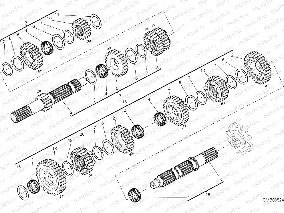 GEAR BOX [MOD:SCR800FT]