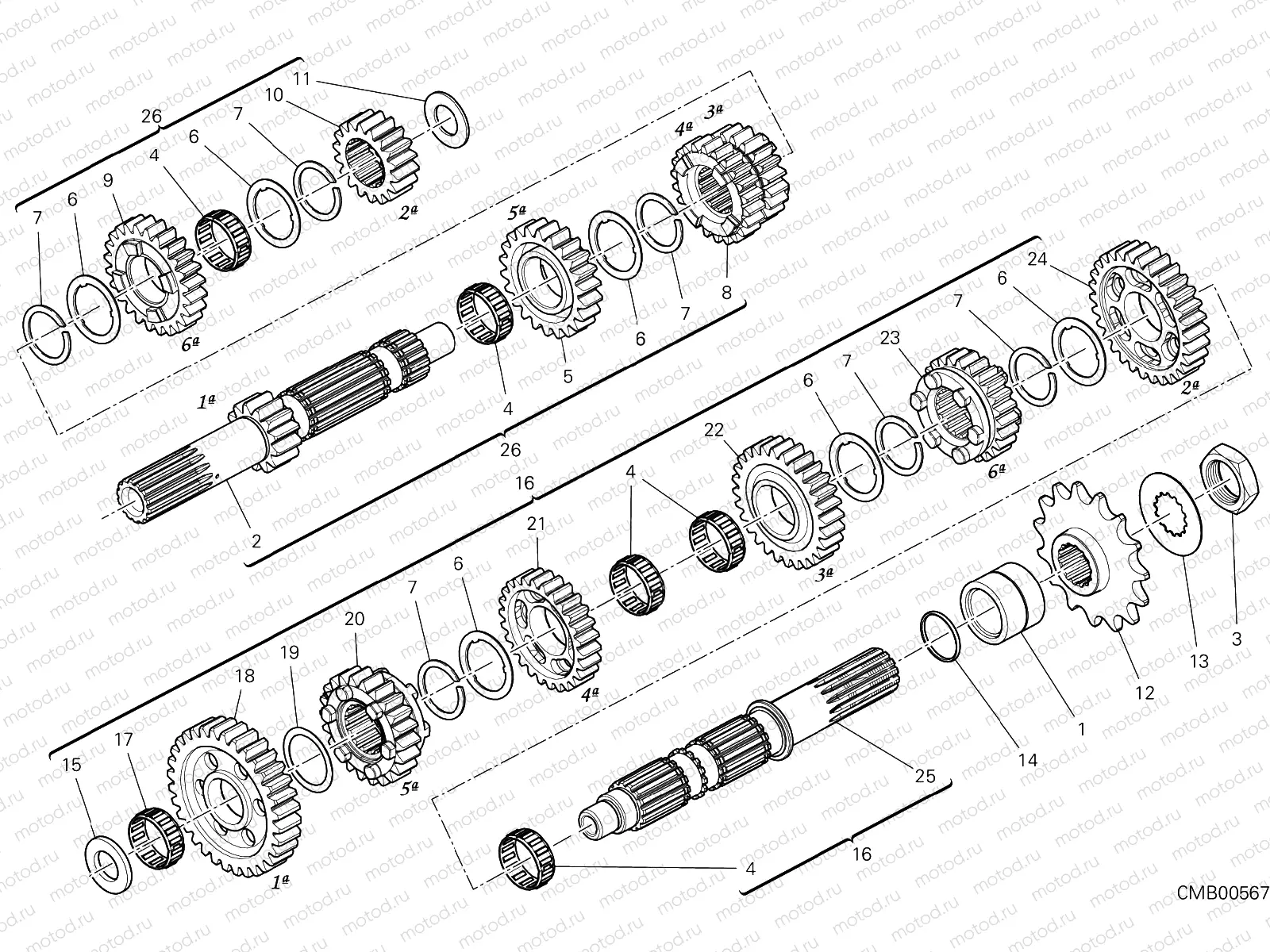 GEAR BOX [MOD:SS 950]