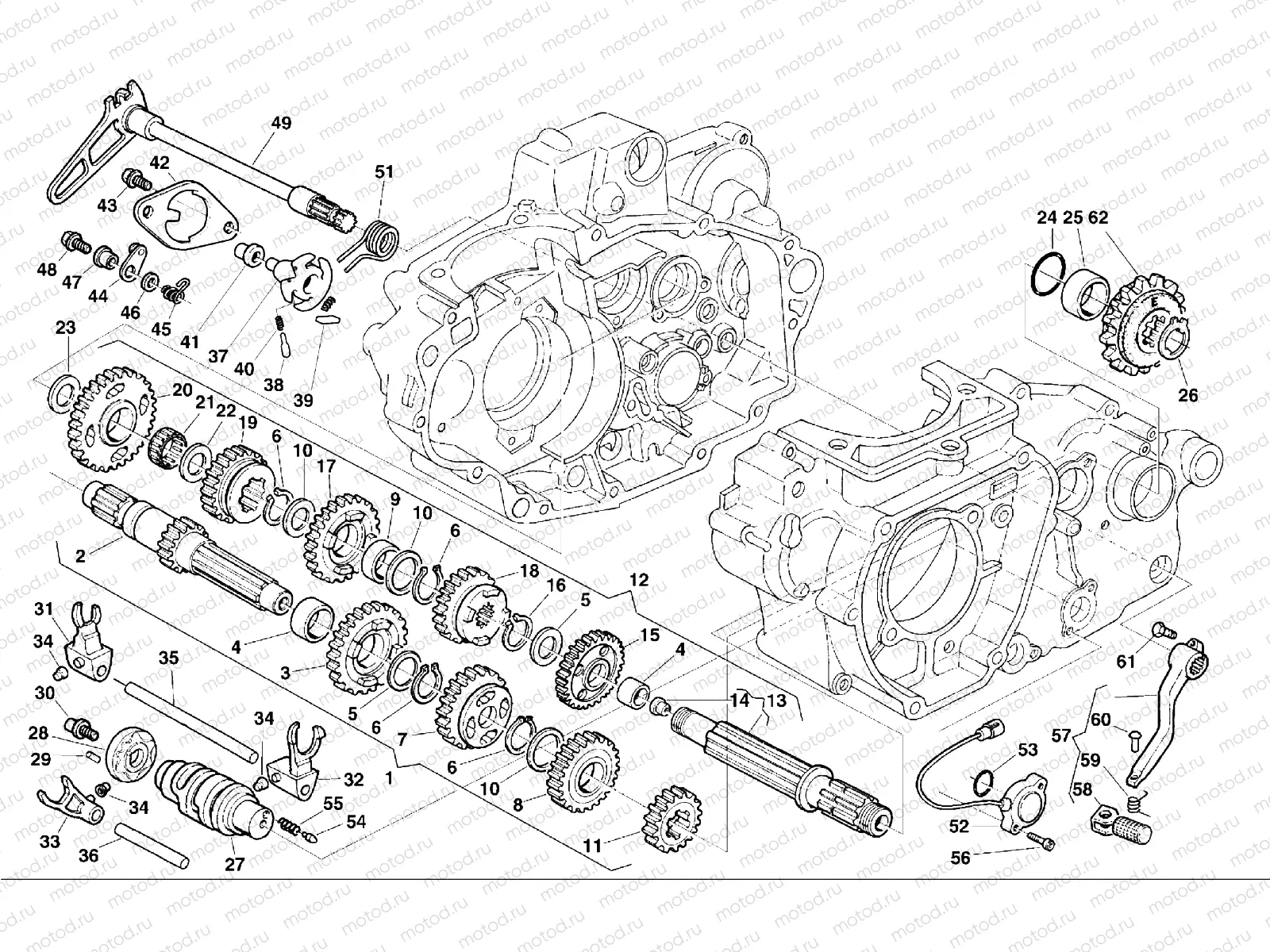GEAR BOX - SHIFT (TC)