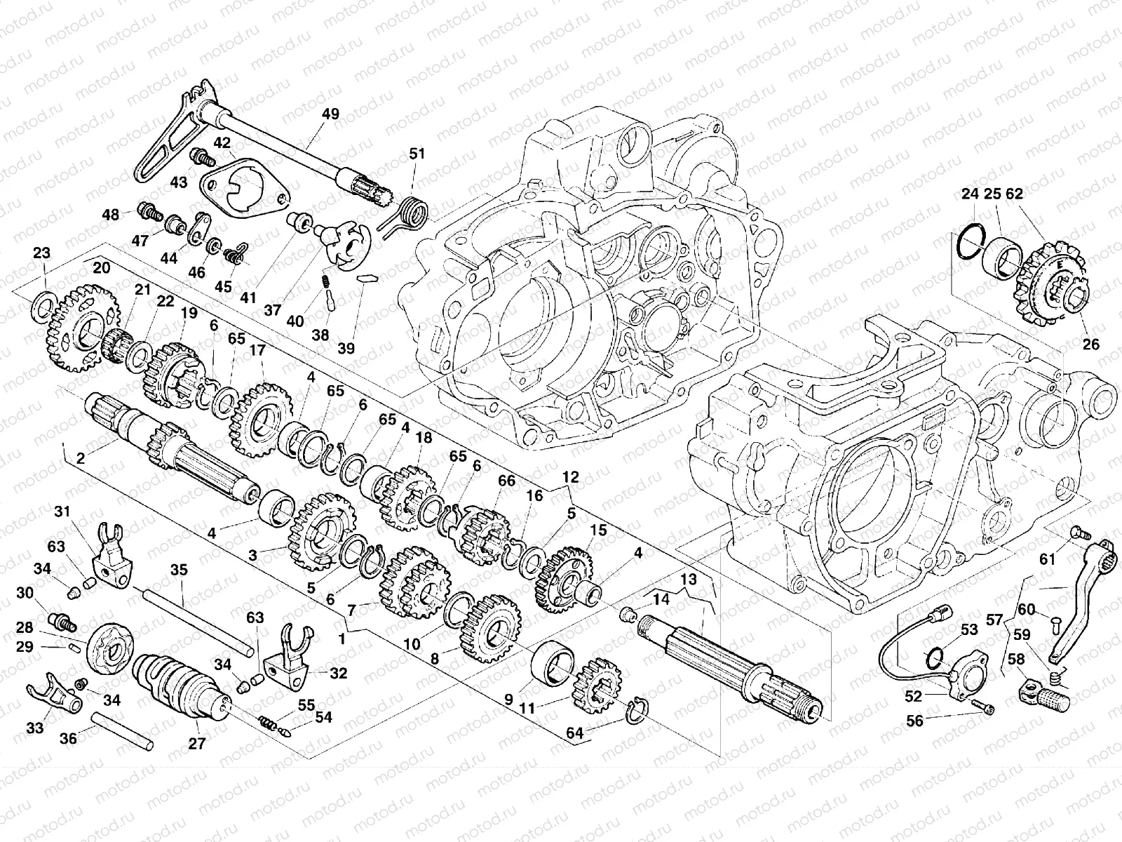 GEAR BOX (SMR-TE-TXC)