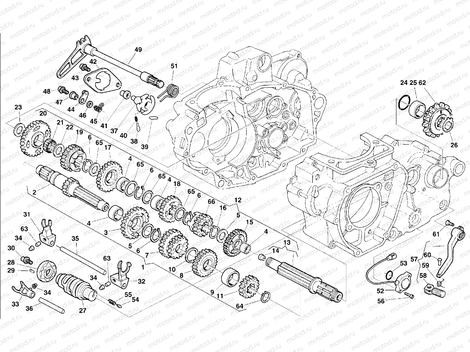 GEAR BOX (SMR-TE-TXC)