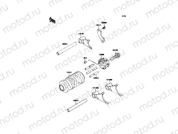 Gear Change Drum/Shift Fork(s)
