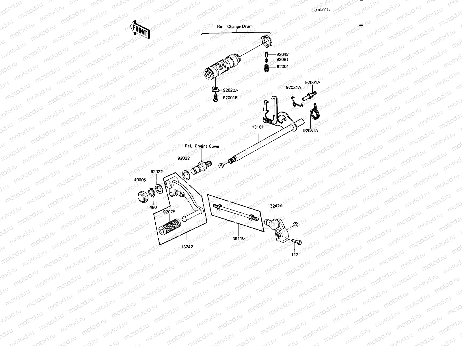 GEAR CHANGE MECHANISM