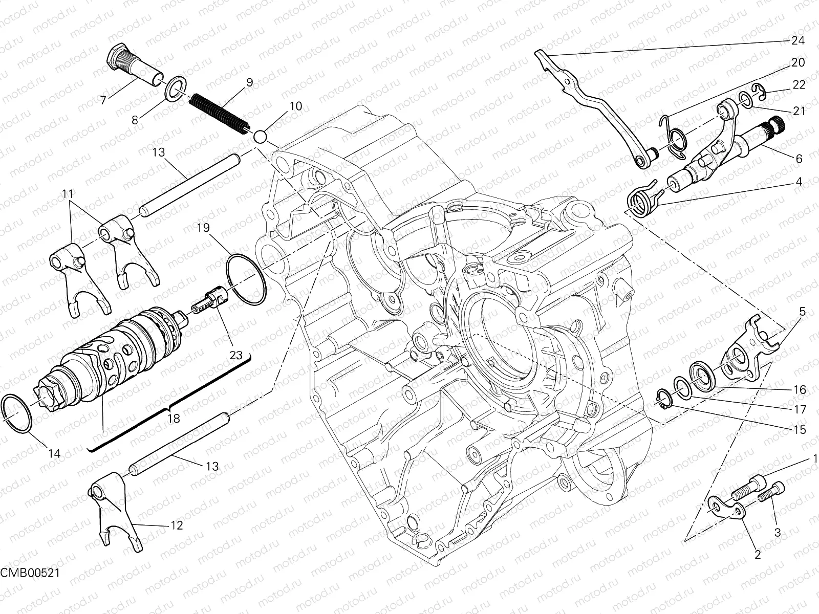 GEAR CHANGE MECHANISM