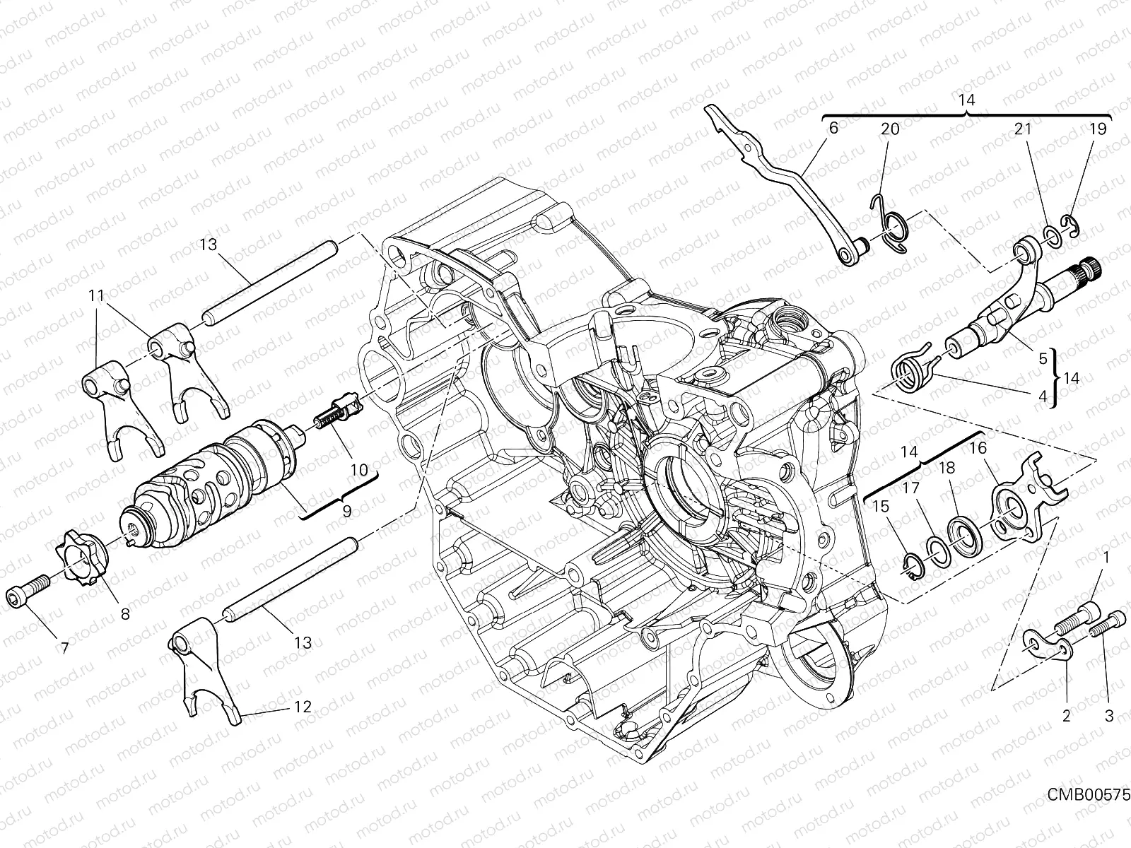 GEAR CHANGE MECHANISM
