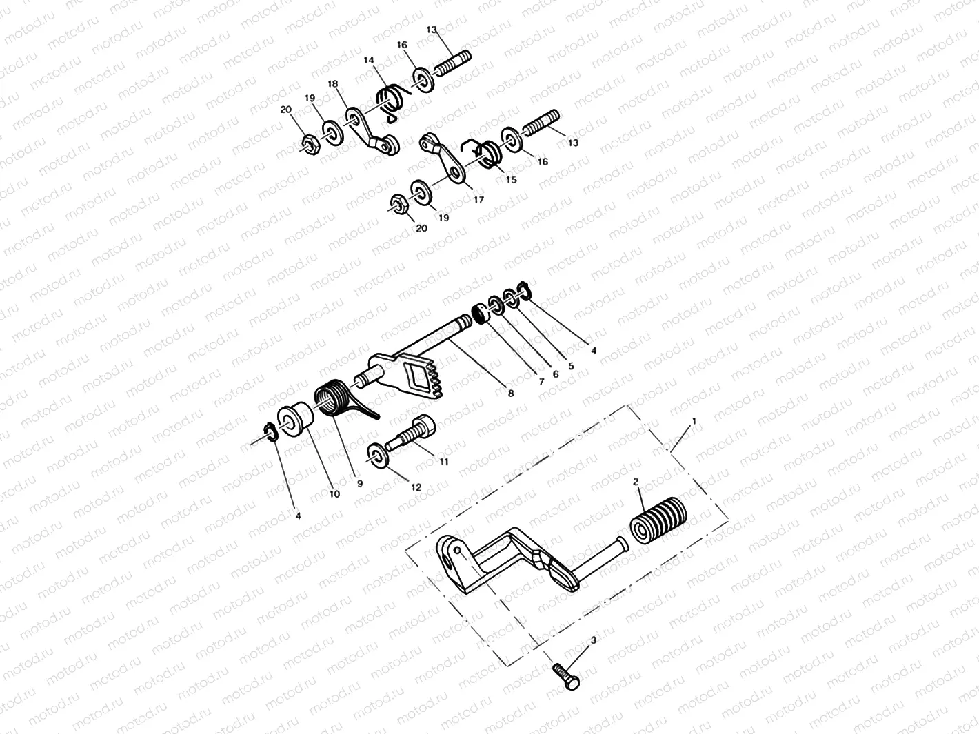 Gear Change Mechanism 87317