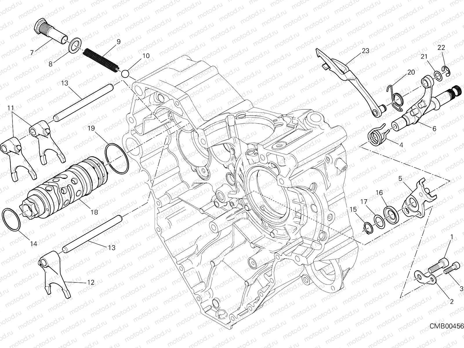 GEAR CHANGE MECHANISM [MOD:MS1200E]