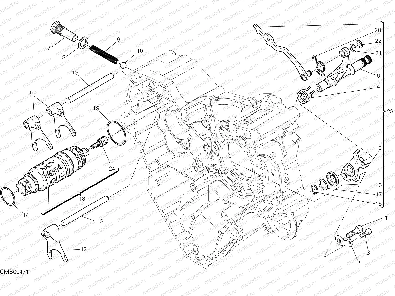 GEAR CHANGE MECHANISM [MOD:XDIAVEL]