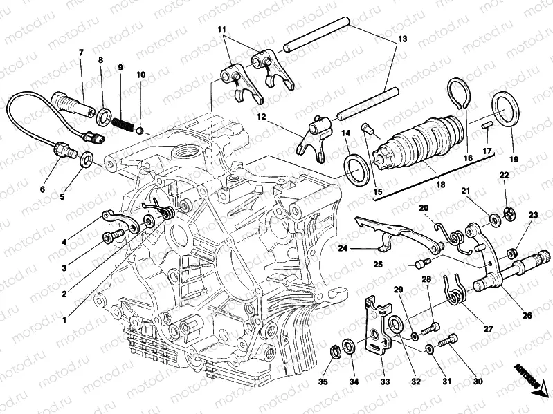 GEAR CHANGE MECHANISM » UNCLASSIFIED