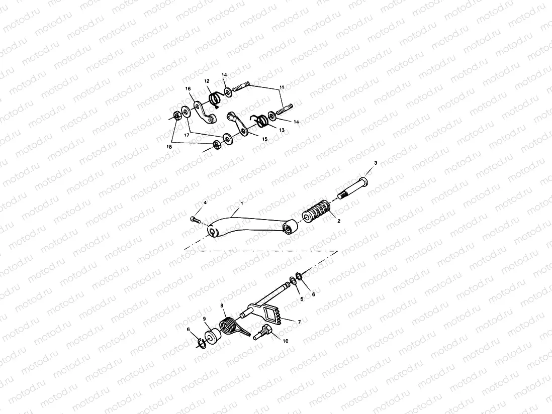 Gear Change Pedal