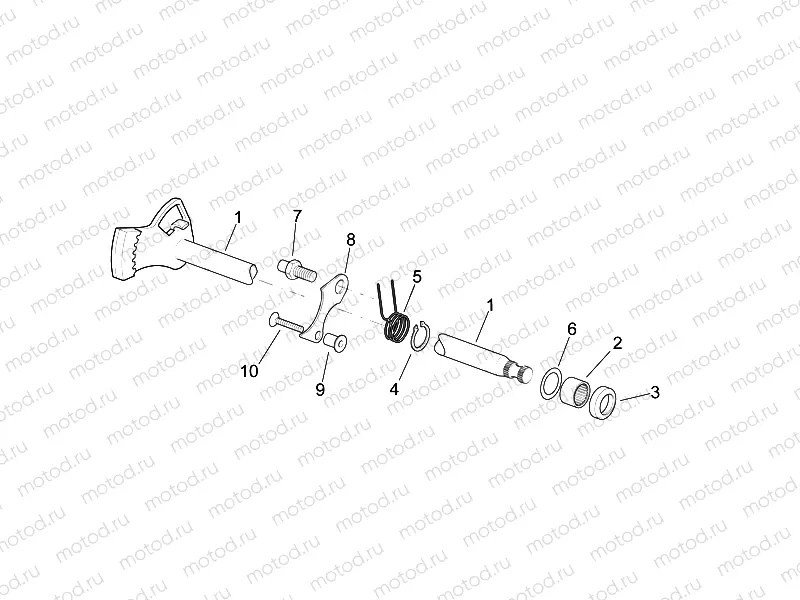 Gear control assembly I