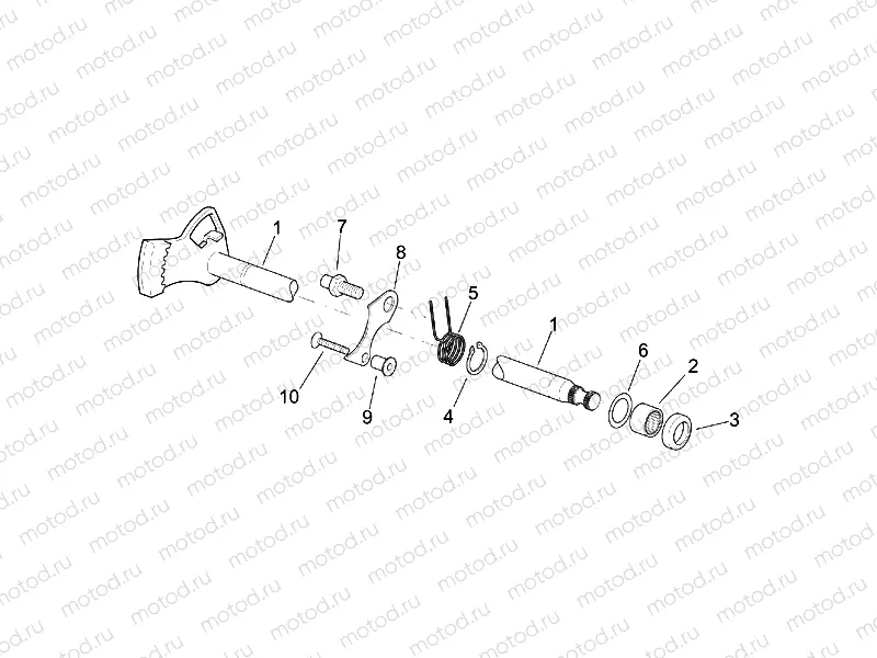 Gear control assembly I