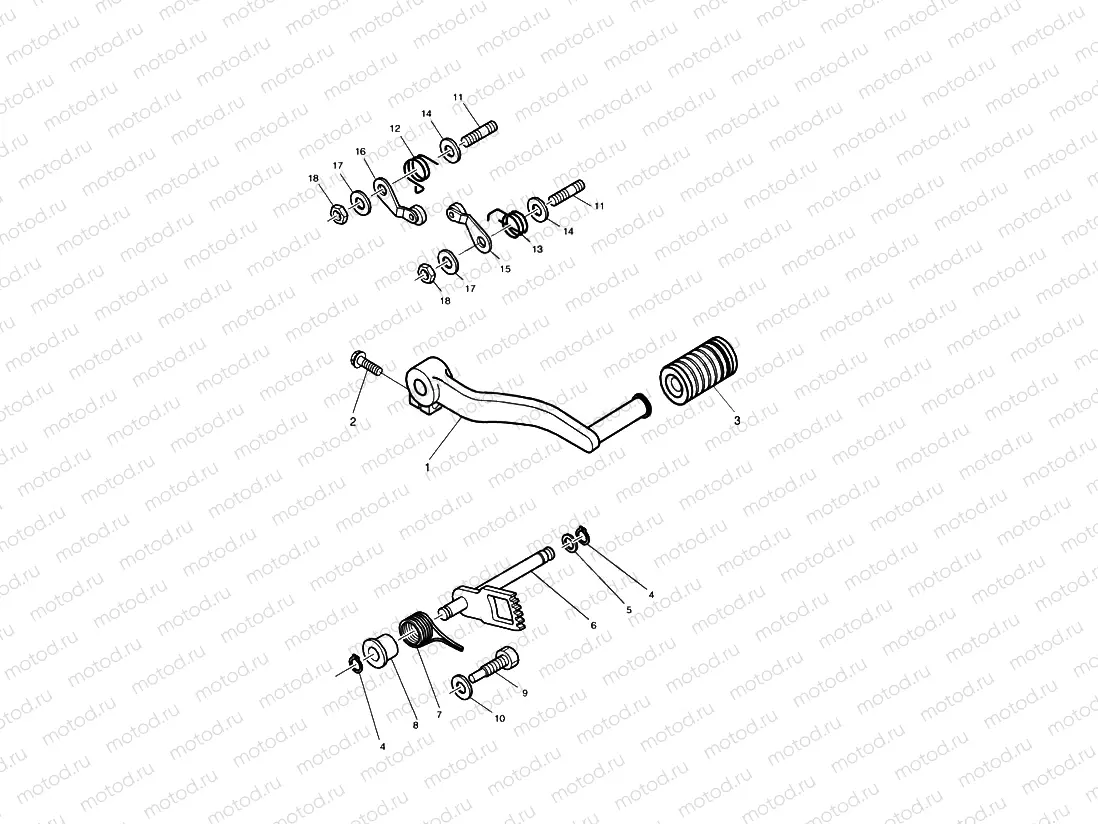 Gear Sel. Pedal