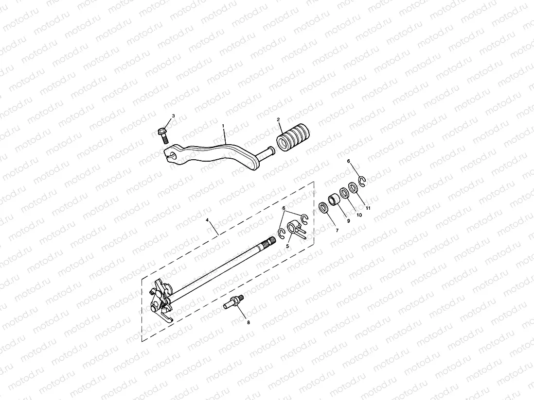 Gear Sel. Pedal