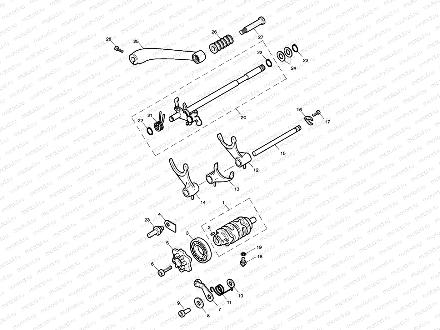 Gear Sel. Pedal