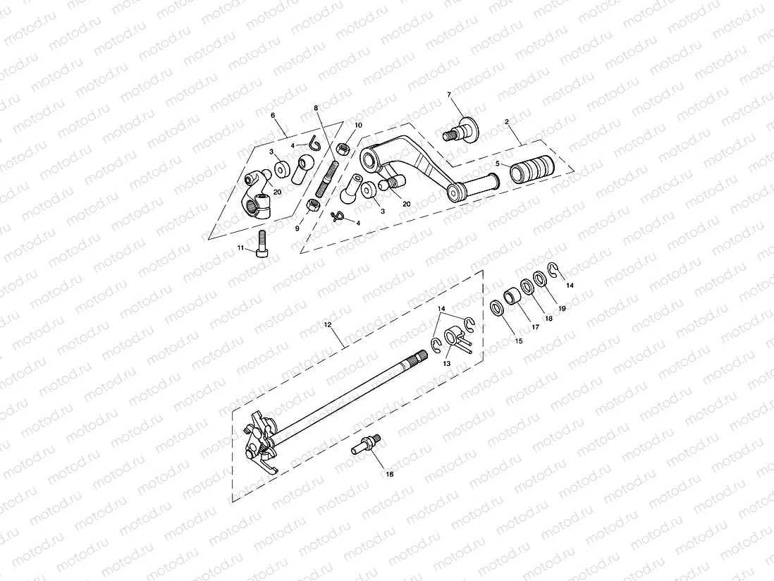 Gear Sel. Pedal