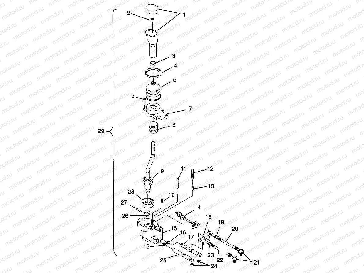 GEAR SELECTOR 6x6 400L NORWEGIAN N958740 (4930273027D009) | GEAR SELECTOR 6x6 400L NORWEGIAN N958740 (4930273027D009)