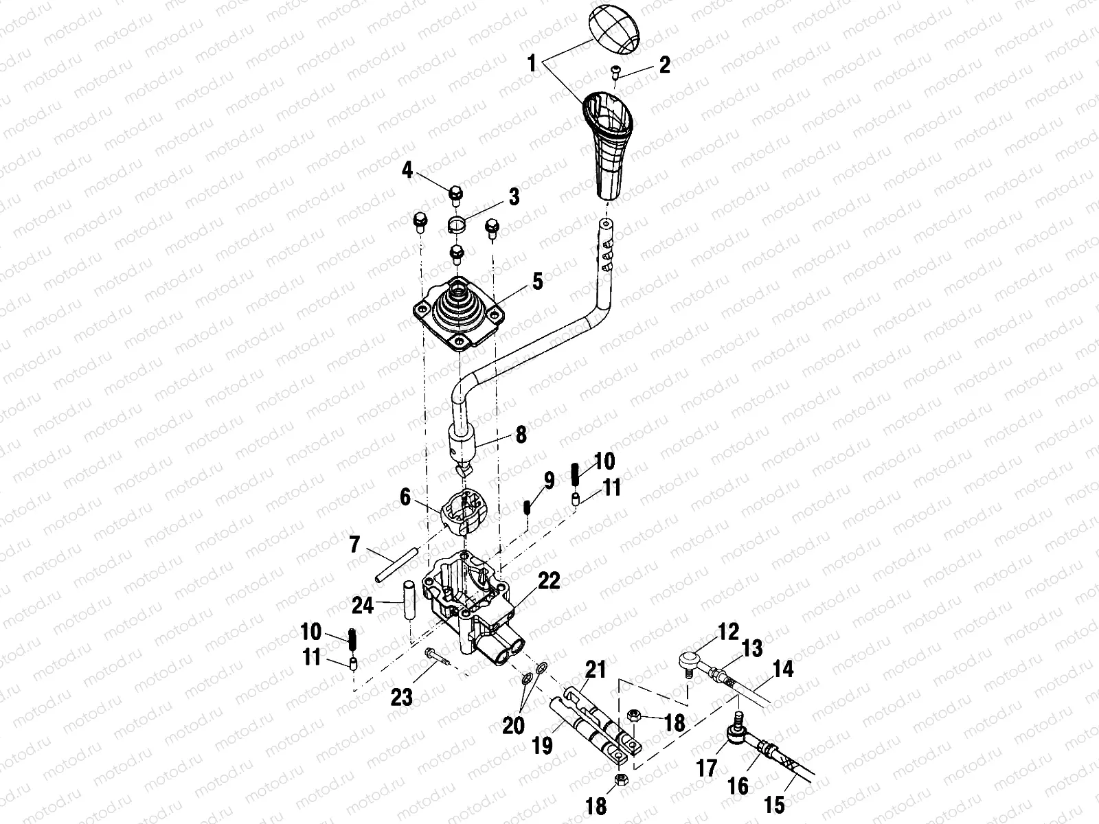 GEAR SELECTOR - A00CG38CA (4954875487D002) | GEAR SELECTOR - A00CG38CA (4954875487D002)