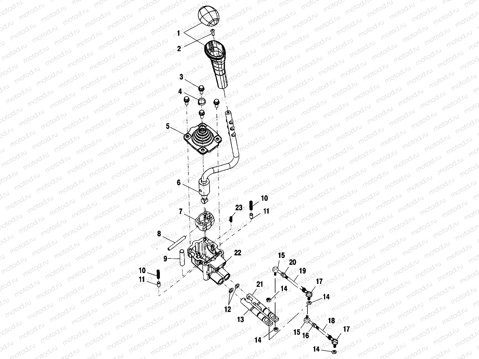 GEAR SELECTOR - A01CH42AA (4964436443C010) | GEAR SELECTOR - A01CH42AA (4964436443C010)