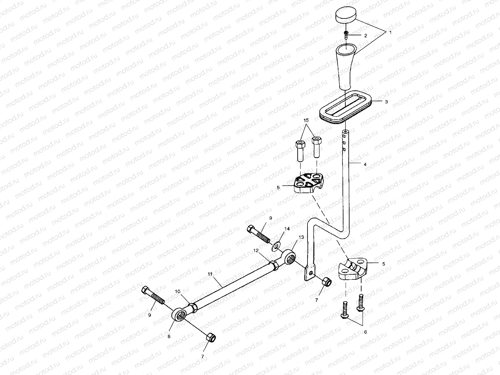 GEAR SELECTOR - A03BA25CA/CB (4975037503C02) | GEAR SELECTOR - A03BA25CA/CB (4975037503C02)