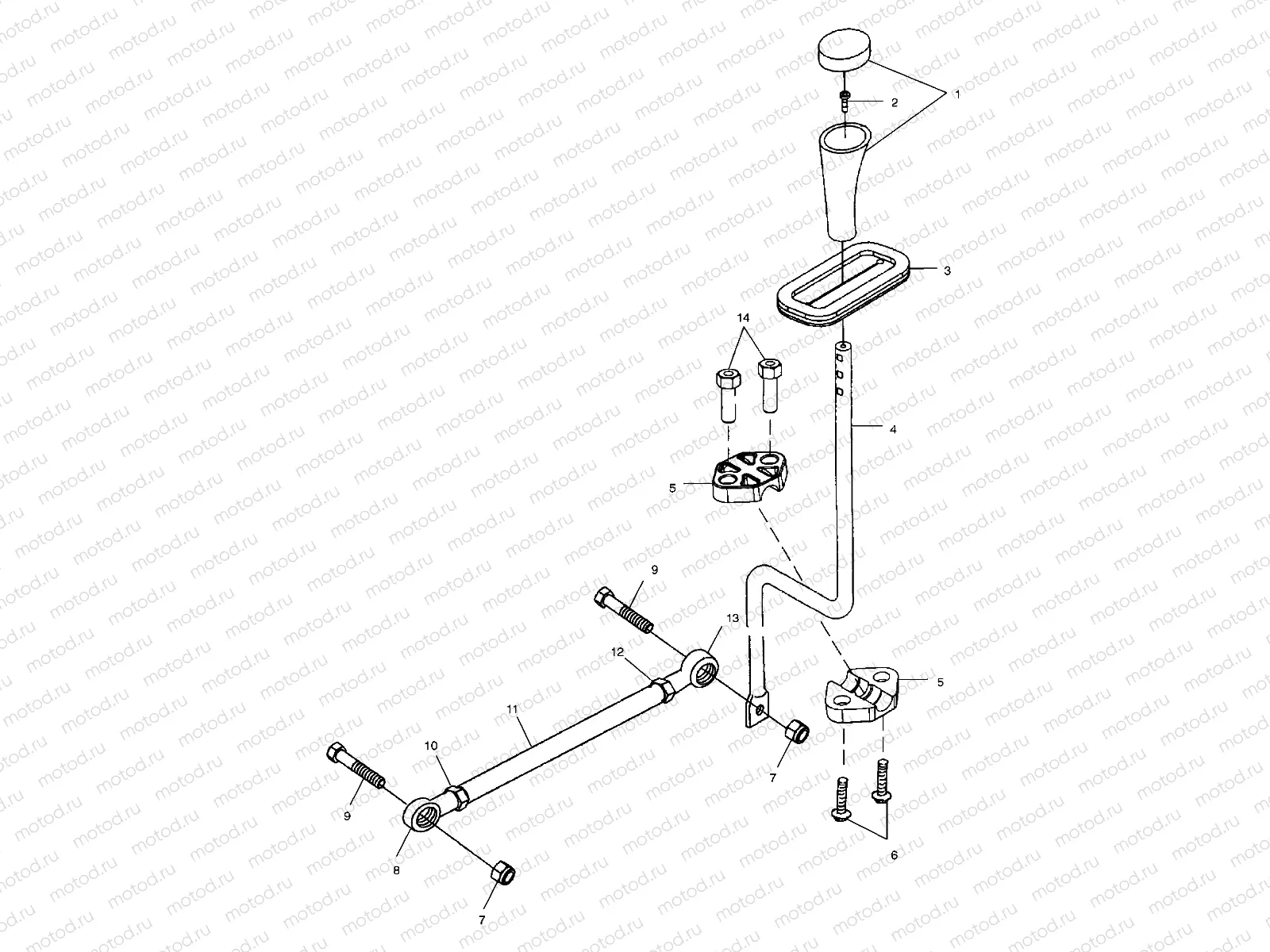 GEAR SELECTOR - A03BG50AA (4975117511C08) | GEAR SELECTOR - A03BG50AA (4975117511C08)
