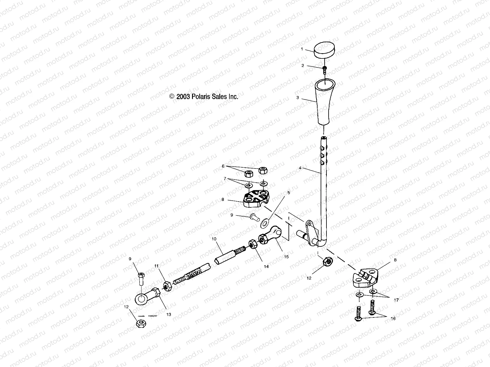 GEAR SELECTOR - A04CA32AA/AB/FA (4986248624C05) | GEAR SELECTOR - A04CA32AA/AB/FA (4986248624C05)