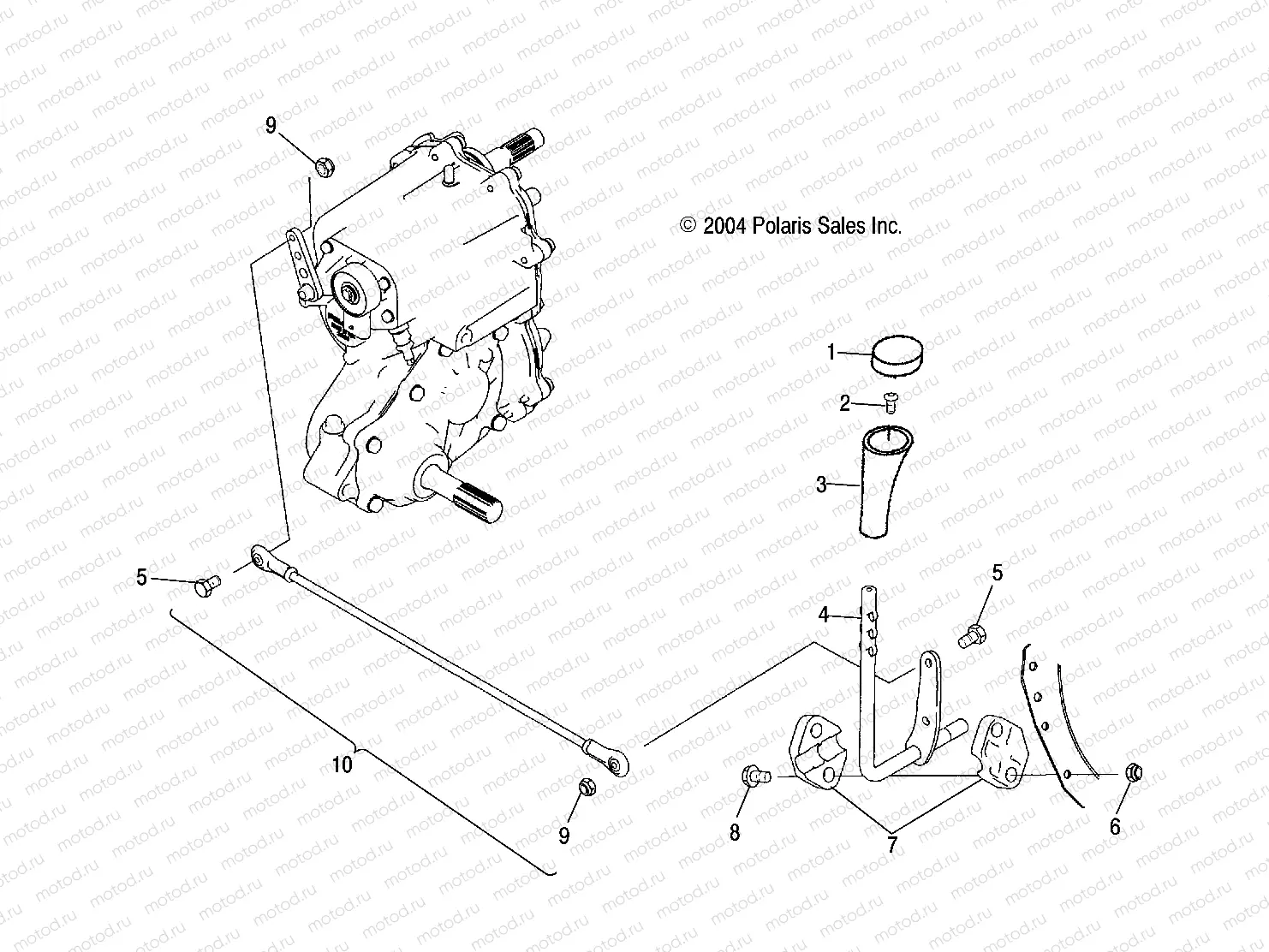 GEAR SELECTOR - A05JD50AA/AB/AC (4995189518D04) | GEAR SELECTOR - A05JD50AA/AB/AC (4995189518D04)