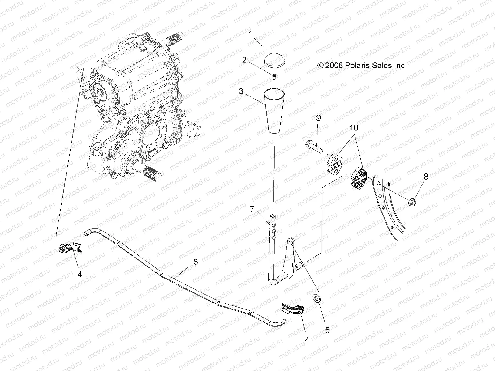 GEAR SELECTOR - A07MH68AX/AY/AZ (49ATVGEARSELECT800EFI) | GEAR SELECTOR - A07MH68AX/AY/AZ (49ATVGEARSELECT800EFI)