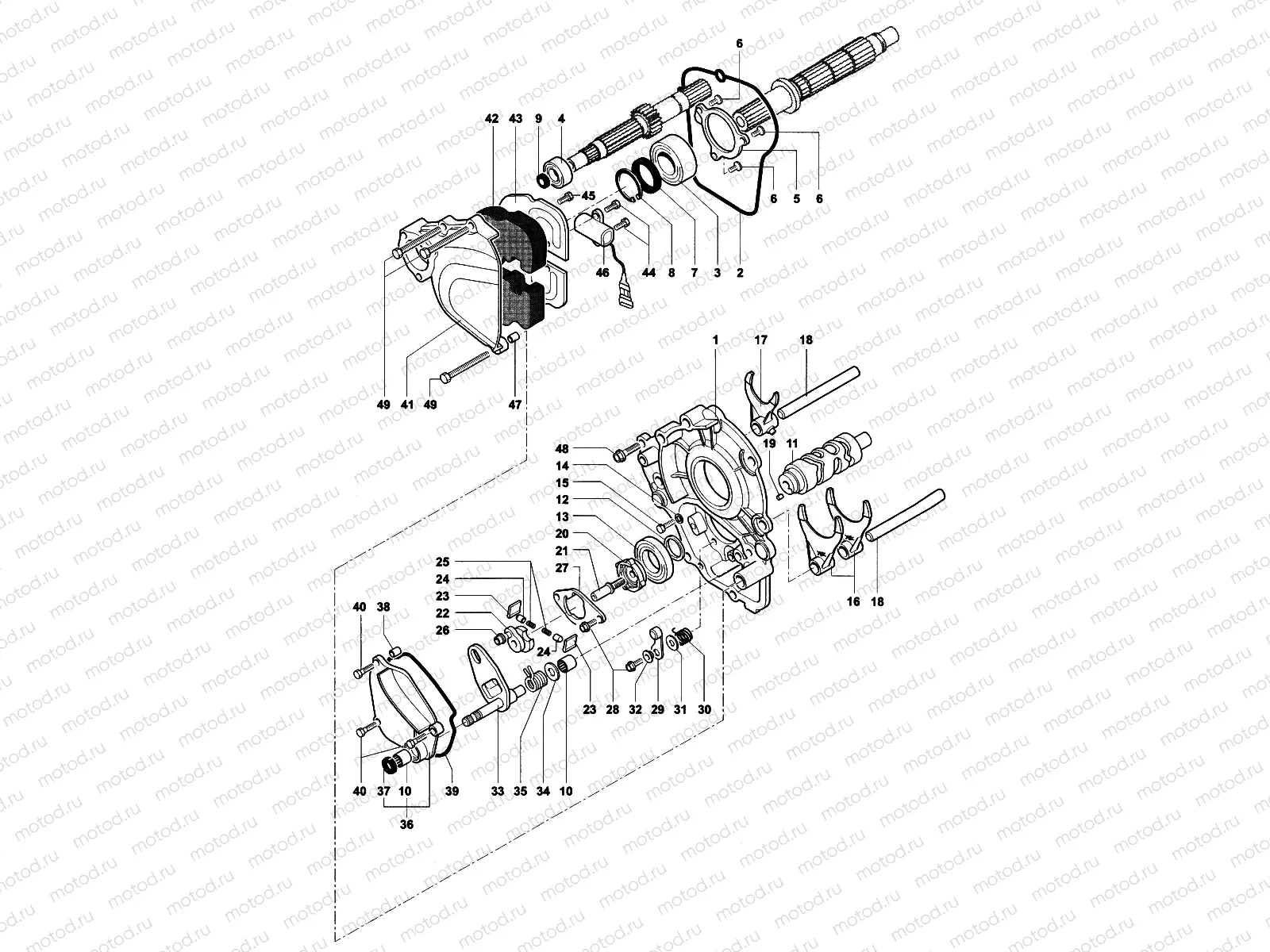 Gear Selector Assembly