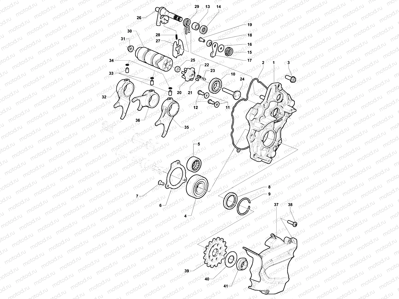 Gear Selector Assy