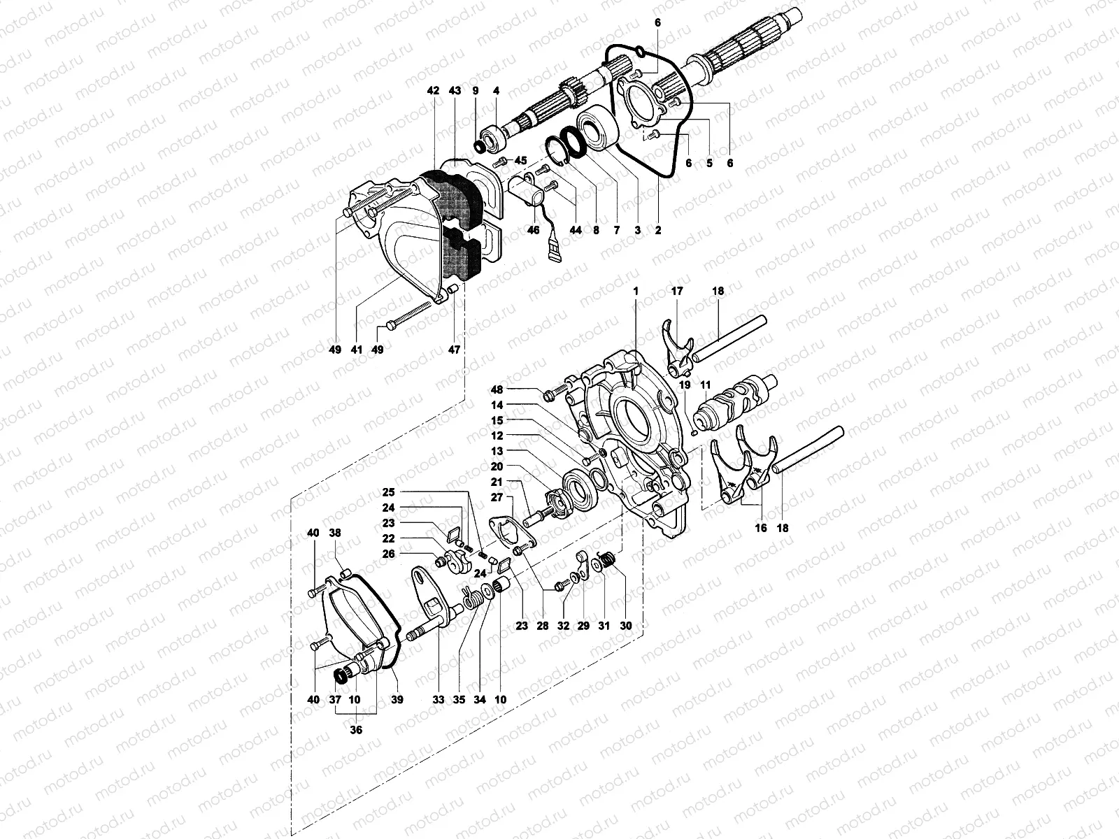 Gear Selector Assy