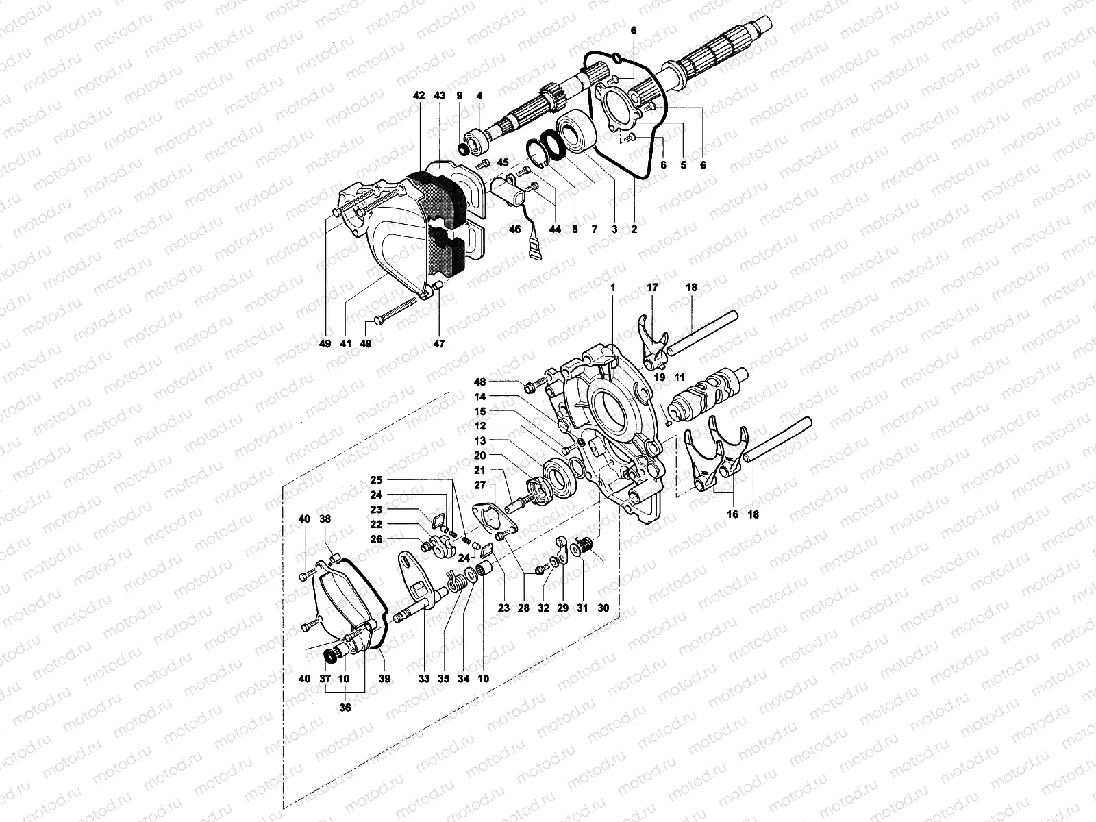 Gear Selector Assy