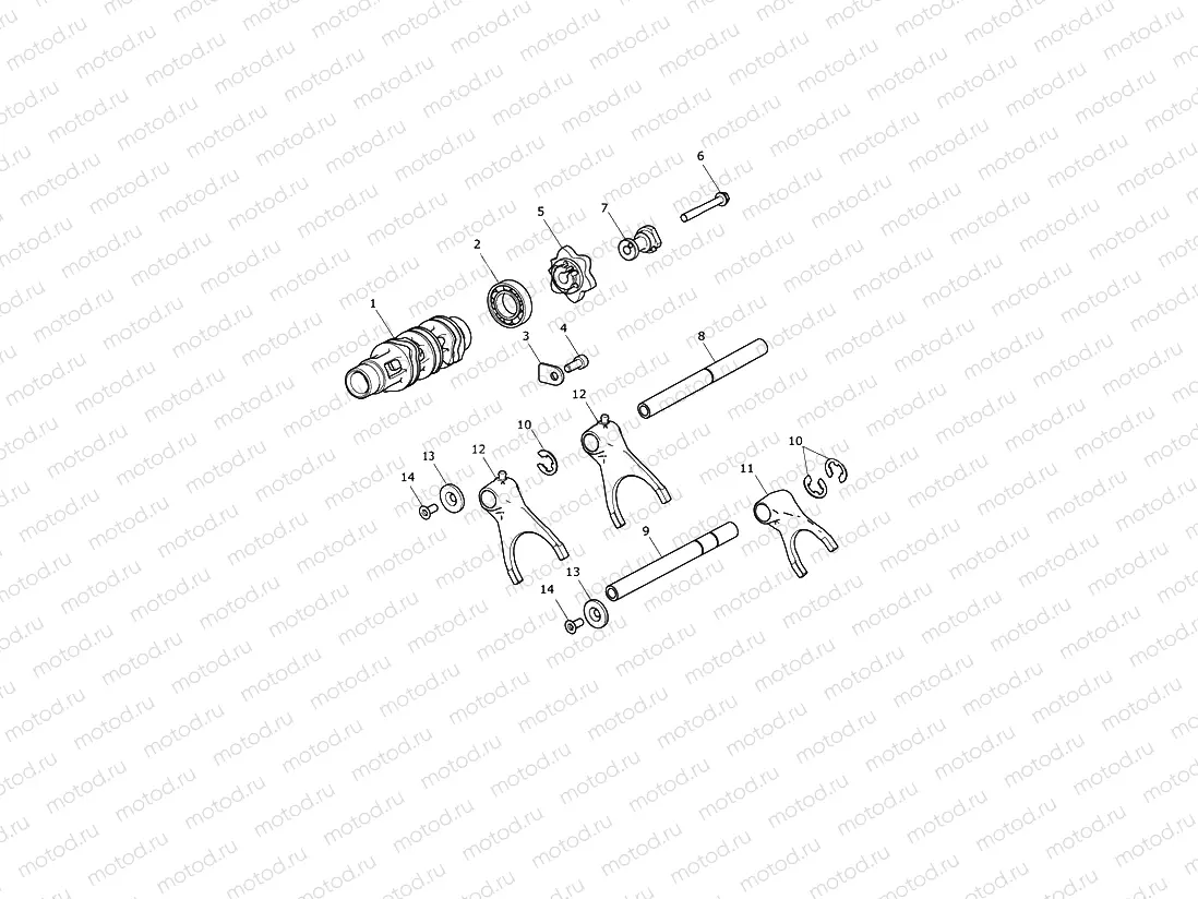 Gear Selector Drum