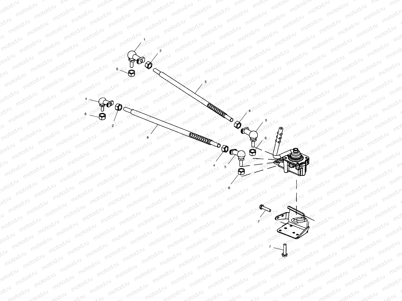 GEAR SELECTOR MOUNTING - C02CL50AB (4972367236D03) | GEAR SELECTOR MOUNTING - C02CL50AB (4972367236D03)